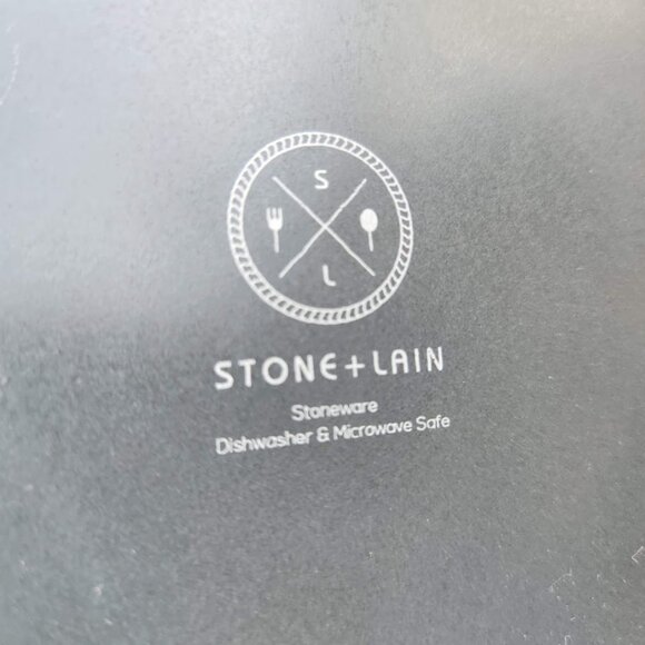 NEW Stone Lain Stoneware Round Dinner Plate Dinnerware Gray Replacement … - Picture 6 of 10